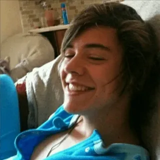🍩 Harry Styles person, celebrity, singer, harry styles, portrait, male telegram sticker