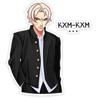 🤨 KXM-KXM
... Anime, Personaje, Estudiante, Uniforme escolar, kxm, Manga, Serio telegram sticker