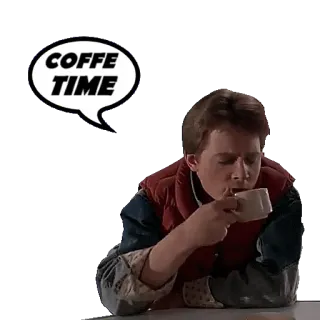☕️ COFFE TIME coffee, time, drink, relax, morning, beverage telegram sticker