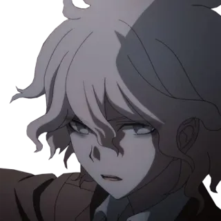 😠 Nagito Komaeda Danganronpa anime, character, Danganronpa, Komaeda, Nagito telegram sticker