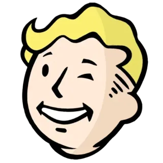 😉 Vault Boy Fallout Fallout, Vault Boy, Cartoon, Videospiel telegram sticker
