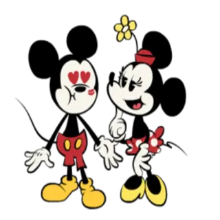 Микки и друзья @StikerDi telegram stickers