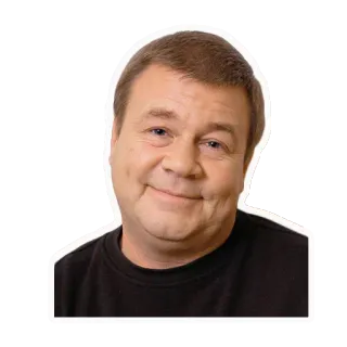 🙂 男性, ポートレート, 笑顔, 人, 顔写真, 顔 telegram sticker