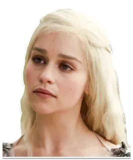 Emilia Clarke Makes Weird Faces telegram stickers