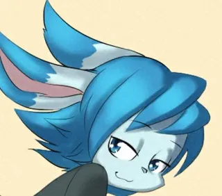 😏 Furry, Anime, Cartoon, Grinsen, Illustration, Charakter telegram sticker