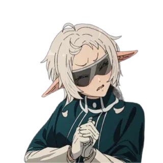 😳 Frieren Frieren: Beyond Journey's End Anime, Elf, Phép thuật, Frieren, Pháp sư, Nhân vật, Frieren: Beyond Journey's End telegram sticker