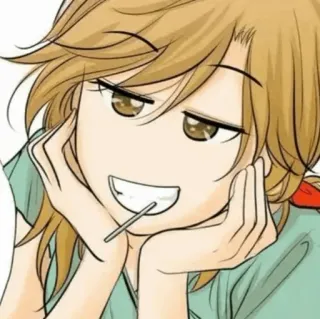 🍘 アニメ, マンガ, 女性, 女の子, キャンディ, ドヤ顔, 可愛い telegram sticker