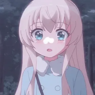 ☺️ anime, ragazza, carina, cartone animato, manga telegram sticker