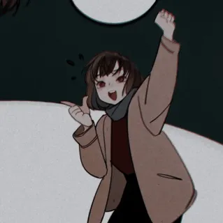 🩺 cartoon, animated, woman, anime telegram sticker