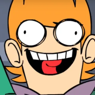 😀 Matt Eddsworld การ์ตูน, แฟนอาร์ต, ตัวละคร, ยิ้ม, บ้า whatsapp sticker