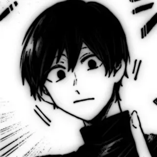 💥 Anime, Mangá, Menino, Personagem, Retrato telegram sticker