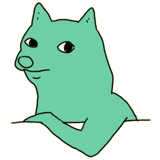 😉 Doge Hund, Meme, Doge, Tier, Lustig, Internet Meme telegram sticker