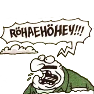 😜 RÖHAEHÖHEY!!! telegram sticker
