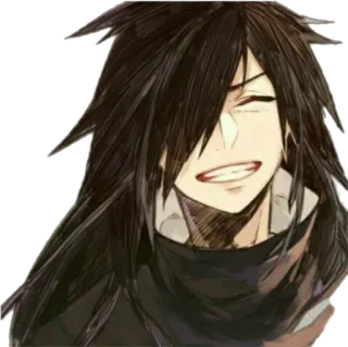 😁 Madara Uchiha Naruto anime, manga, villain, smiling, ninja telegram sticker