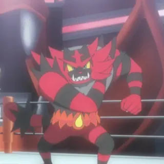 💪 Incineroar Pokemon pokemon, incineroar, fire type, fighting, anime, cartoon telegram sticker