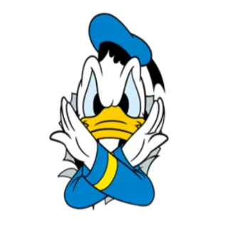 😶 Donald Duck Hoạt hình, Disney, Vịt Donald, Nhân vật telegram sticker