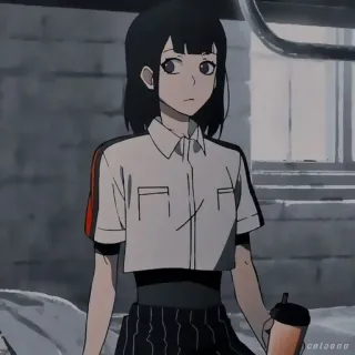 🌊 Anime, Garota, Animação, Desenho animado, Retrato telegram sticker
