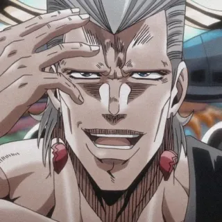 🌟 Jean Pierre Polnareff JoJo's Bizarre Adventure Anime, Personaje, Jojos Bizarre Adventure, Polnareff, Jean Pierre Polnareff telegram sticker
