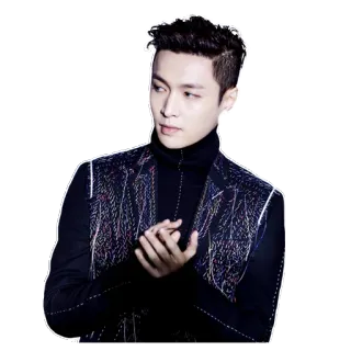 👏 uomo, ritratto, celebrità, moda, persona, k-pop telegram sticker