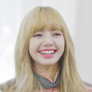 😁 Lisa K-pop, singer, celebrity, Blackpink, Lisa telegram sticker
