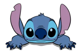 😳 Stitch stitch, disney, cartoon, blue alien, lilo and stitch telegram sticker