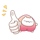 👍 kat, duim omhoog, positief, schattig, dier telegram sticker