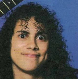 🙂 Kirk Hammett musicista, chitarrista, Metallica, Kirk Hammett telegram sticker