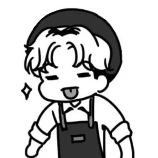 😛 Anime, Sticker, Desenho animado, Língua, Fofo, Bobo telegram sticker