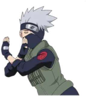 🙅‍♂ Kakashi Naruto Аниме, Персонаж, Ниндзя, Какаши, Наруто telegram sticker