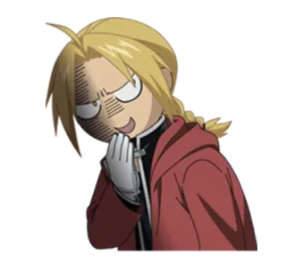 😈 Edward Elric Fullmetal Alchemist Anime, Charakter, Manga, Fullmetal Alchemist, Edward Elric telegram sticker