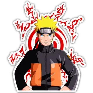 👱 Naruto Uzumaki Naruto Naruto, Anime, Mangá, Naruto Uzumaki, Personagem, Adesivo telegram sticker