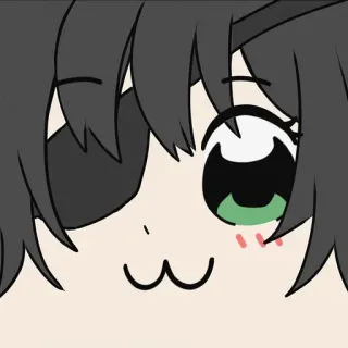 🥺 อนิเมะ, น่ารัก, การ์ตูน, หน้าแมว, คาวาอิ, จิบิ whatsapp sticker