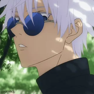 😏 Satoru Gojo Jujutsu Kaisen Anime, Gojo, Satoru, Jujutsu Kaisen, Personagem telegram sticker