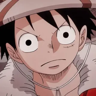 👒 Luffy One Piece Anime, Manga, One Piece, Luffy, Kartun, Bajak Laut telegram sticker