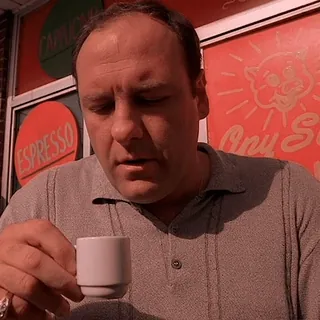 ☕️ Tony Soprano The Sopranos ESPRESSO telegram sticker