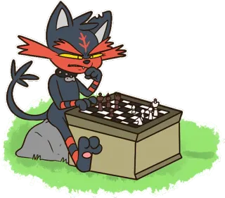 Lizka the Litten telegram stickers