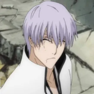 🐍 Gin Ichimaru Bleach Anime, Bleach, Gin Ichimaru, Charakter, weißes Haar telegram sticker