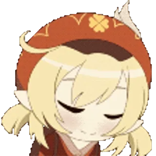 👶 Klee Genshin Impact Anime, Videogioco, Klee, Genshin Impact, Carino, Dormire telegram sticker