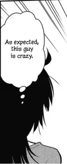 😪 As expected, this guy is crazy. Manga, Comic, Verrückt, Figur telegram sticker