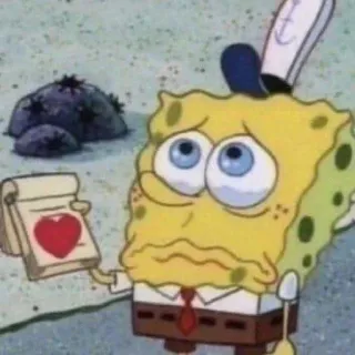 ☹️ SpongeBob SquarePants telegram sticker