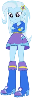 🙂 Trixie Lulamoon My Little Pony Cartoon, My Little Pony, Trixie Lulamoon telegram sticker