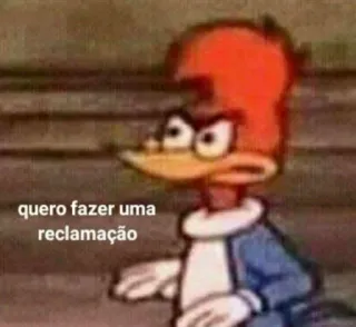 😒 Woody Woodpecker quero fazer uma reclamação Cartone animato, Reclamo, Picchio, Divertente whatsapp sticker