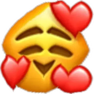🥰 Emoji, Amour, Coeurs, Affection telegram sticker