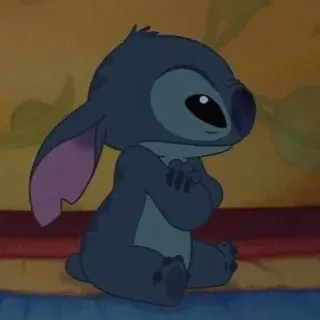 😠 Stitch Lilo & Stitch Disney, Alien, Leuk, Cartoon, Geanimeerd telegram sticker