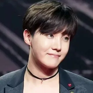 😚 J-Hope J-Hope, BTS, K-pop, cantante, celebrità, musica telegram sticker