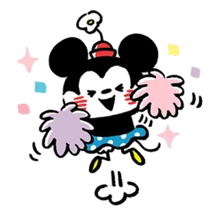 Mickey Mouse & Friends♪by Kanahei  @SeanChannel telegram stickers