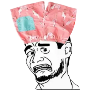 😡 meme, engraçado, expressão, rosto, shorts, nojo telegram sticker