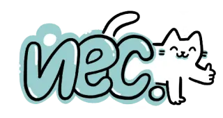 👍 nec mèo, dễ thương, động vật, thú cưng, kawaii telegram sticker