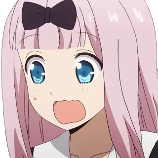 😮 Chika Fujiwara Kaguya-sama: Love Is War anime, Chika, Kaguya-sama, chocado, fofo whatsapp sticker