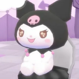 😃 Kuromi kuromi, sanrio, anime, desenho animado, kawaii, fofo whatsapp sticker
